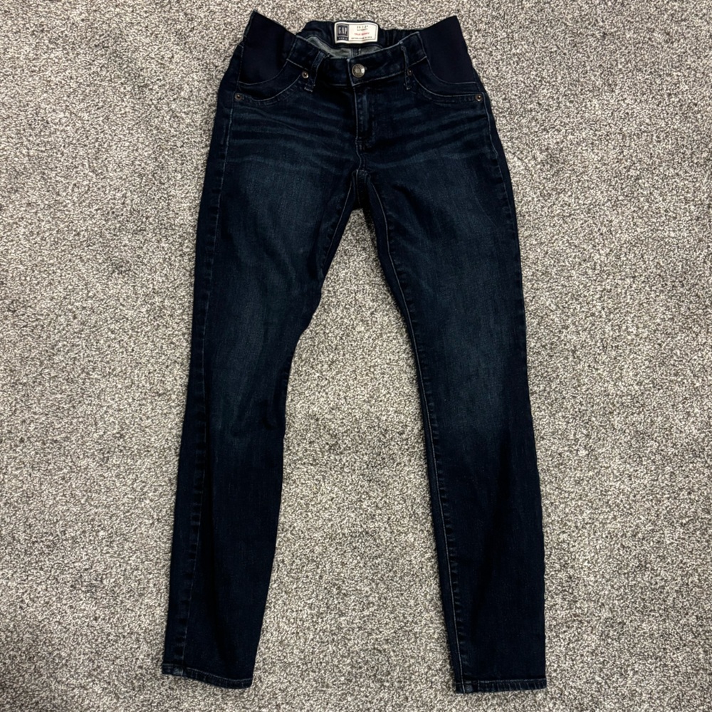 Maternity GAP Women's Dark Blue Skinny Jeans 2R 26
